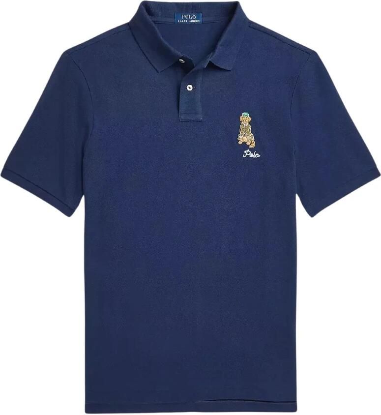 Ralph Lauren Klassiek Polo Shirt met NorHeren Pasvorm Blue Heren
