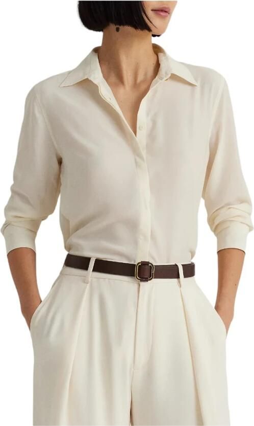 Lauren Ralph Lauren Overhemdblouse met blinde knoopsluiting model 'KRISTY' - Foto 2