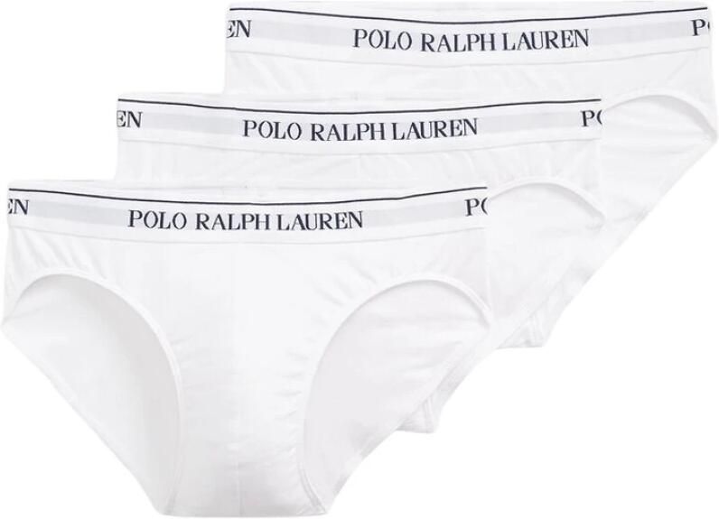 Ralph Lauren Klassieke Witte Polo Slips (3-Pack) White Heren - Foto 2
