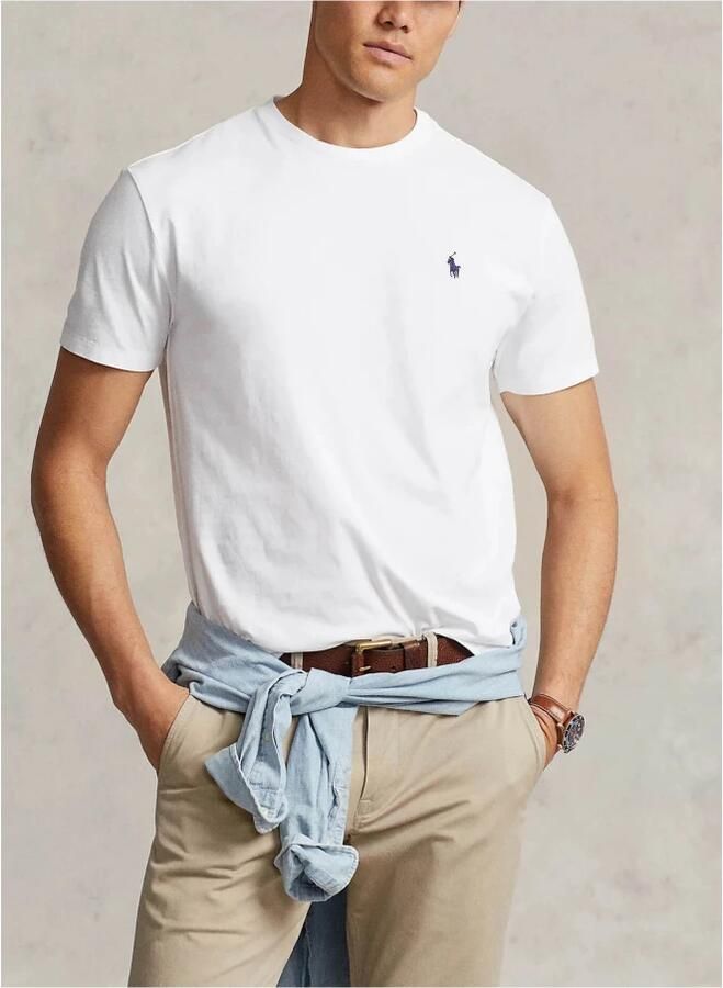 Polo Ralph Lauren T-shirt Korte Mouw T-SHIRT AJUSTE COL ROND EN COTON LOGO PONY PLAYER - Foto 11