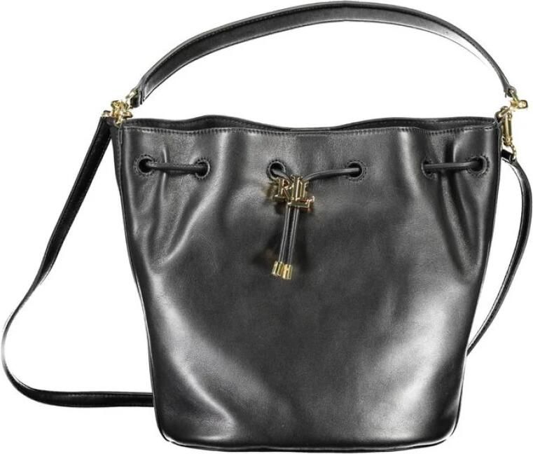 Lauren Ralph Lauren Bucket bags Andie 25 Drawstring Large in zwart - Foto 4