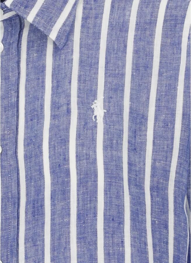 Polo Ralph Lauren Blauw Overhemd voor Vrouwen Elegante Stijl Blue Dames