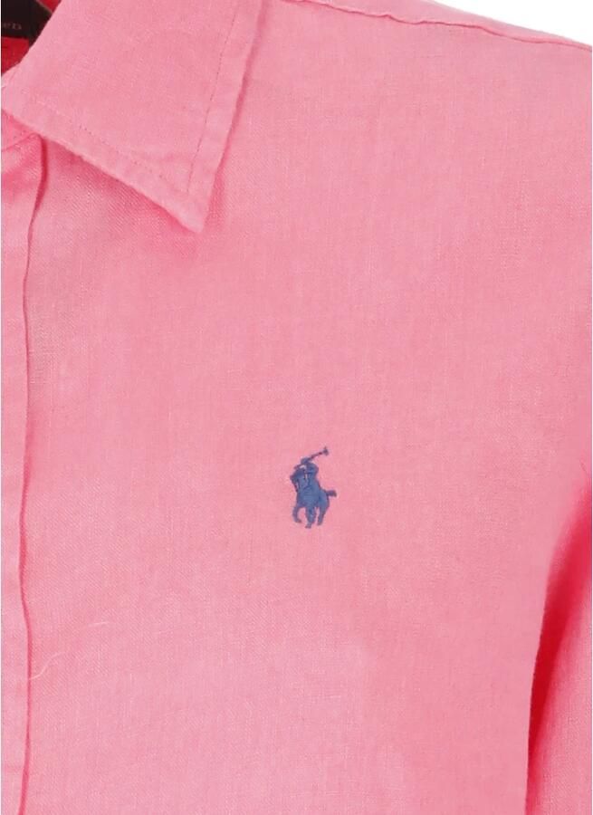 Polo Ralph Lauren Loose fit overhemdblouse van puur linnen met knoopsluiting