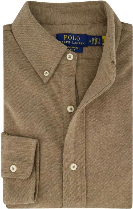 Polo Ralph Lauren Overhemd Lange Mouw CHEMISE AJUSTEE COL BOUTONNE EN POLO FEATHERWEIGHT - Foto 4