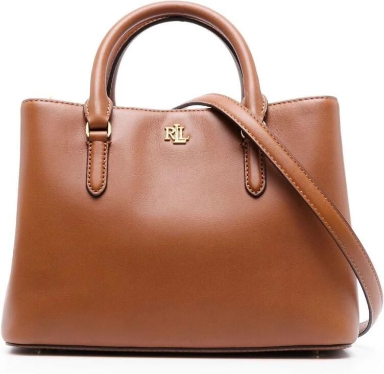 Lauren Ralph Lauren Handtas van echt runderleer model 'MARCY' - Foto 5