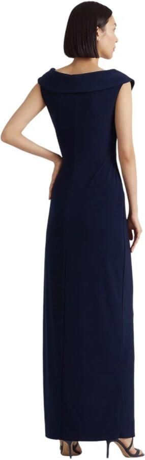 Lauren Ralph Lauren Avondjurk met knoopdetail model 'LEONIDAS' - Foto 8