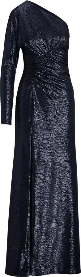 Lauren Ralph Lauren One shoulder-avondjurk met effectgaren model 'SAKINA'