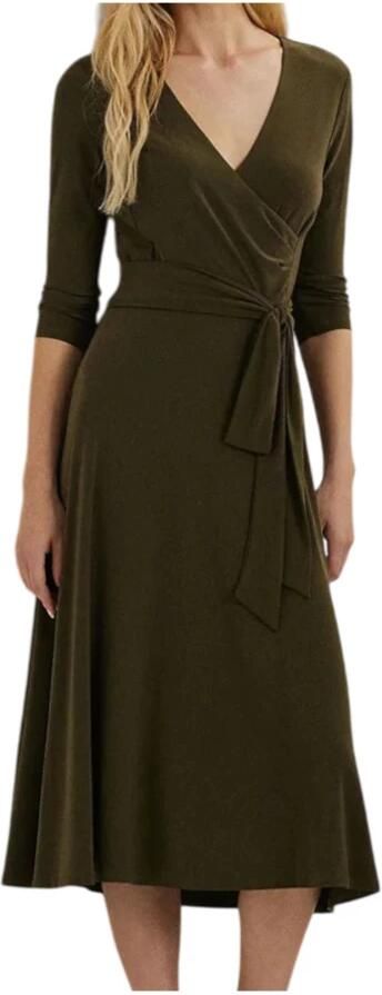 Lauren Ralph Lauren midi jurk groen