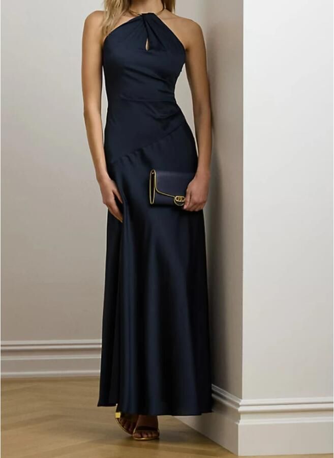 Lauren Ralph Lauren Avondjurk met druppelvormige hals model 'FALEANA' - Foto 3