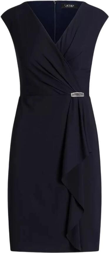 Lauren Ralph Lauren Knielange cocktailjurk met applicatie model 'RYLAN'