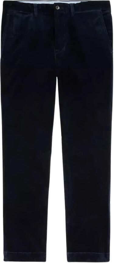Polo Ralph Lauren Stretch straight fit corduroy broek met riemlussen model 'BEDFORD'