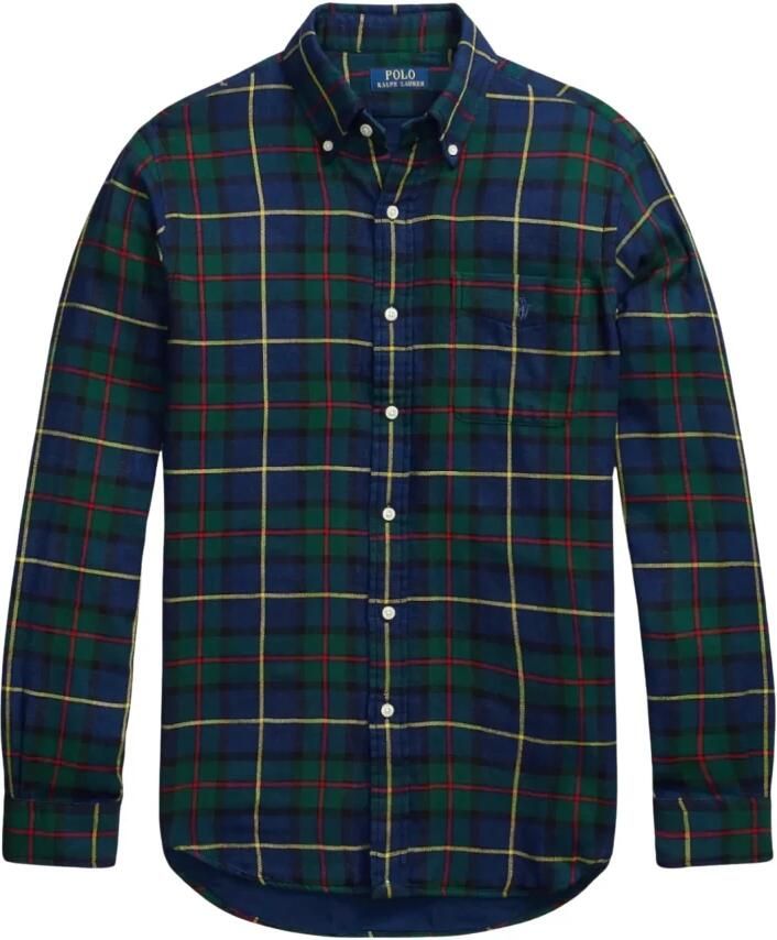 Polo Ralph Lauren Casual Geruite Katoenen Overhemd Donkerblauw Multicolor Heren - Foto 2