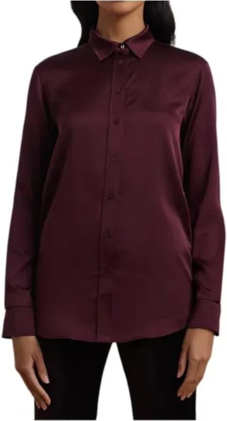 Lauren Ralph Lauren Regular fit overhemdblouse met deelnaden model 'JAMELKO'