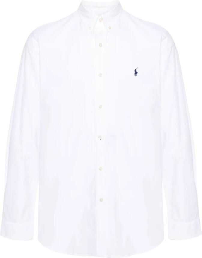 Ralph Lauren Verfijnd Slim-Fit Katoenen Stretch Overhemd White Heren - Foto 8
