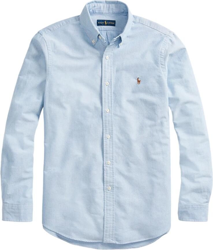 Ralph Lauren Custom Fit Oxford Overhemd Upgrade je Casual Garderobe Blauw Heren - Foto 7