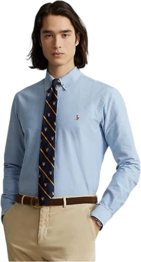 Ralph Lauren Custom Fit Oxford Overhemd Upgrade je Casual Garderobe Blauw Heren - Foto 14