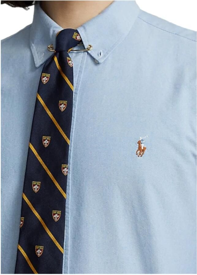 Ralph Lauren Custom Fit Oxford Overhemd Upgrade je Casual Garderobe Blauw Heren - Foto 9