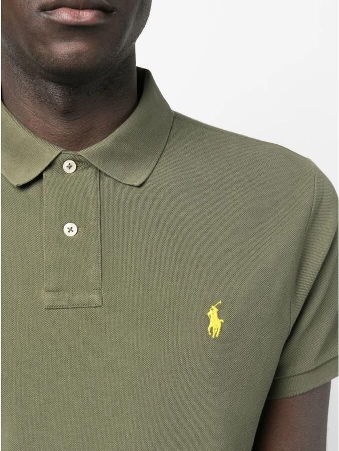 Polo Ralph Lauren Polo Shirt Korte Mouw POLO AJUSTE SLIM FIT EN COTON BASIC MESH - Foto 3