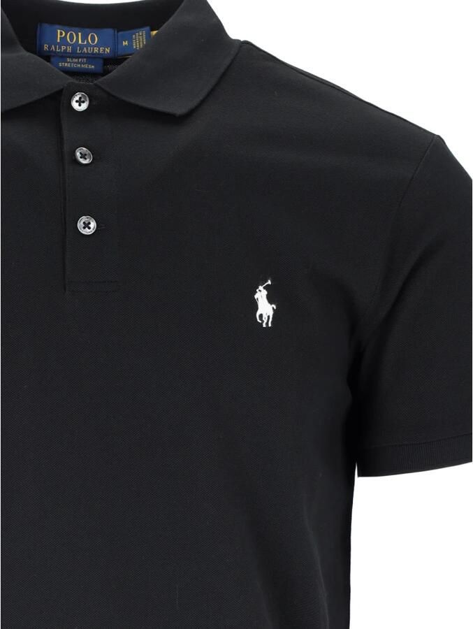 Polo Ralph Lauren Polo Shirt Korte Mouw POLO CINTRE SLIM FIT EN COTON STRETCH MESH LOGO PONY PLAYER - Foto 2