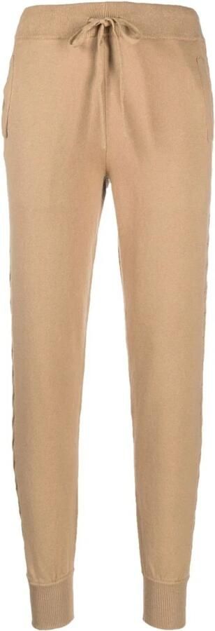 Ralph Lauren Relaxed Fit Logo Fleece Joggingbroek Beige Dames