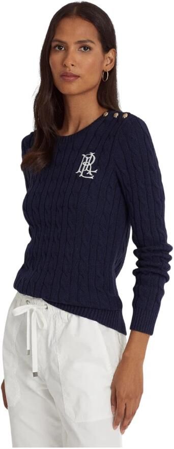 Lauren Ralph Lauren Gebreide pullover met labelstitching model 'MONTIVA' - Foto 9