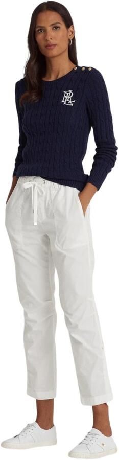 Lauren Ralph Lauren Gebreide pullover met labelstitching model 'MONTIVA' - Foto 10