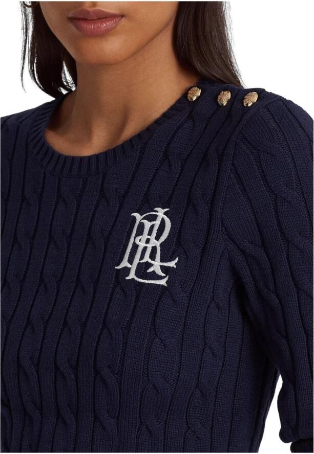 Lauren Ralph Lauren Gebreide pullover met labelstitching model 'MONTIVA' - Foto 5