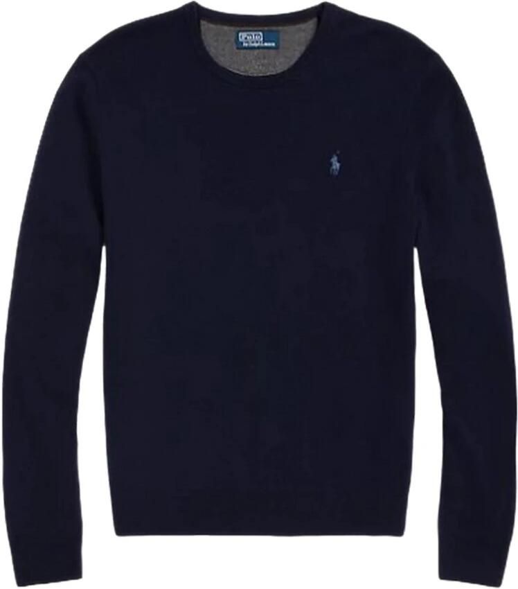 Polo Ralph Lauren Blauwe Sweaters LS CN Pp-Lange Mouwen-Pullover Blauw Heren - Foto 7