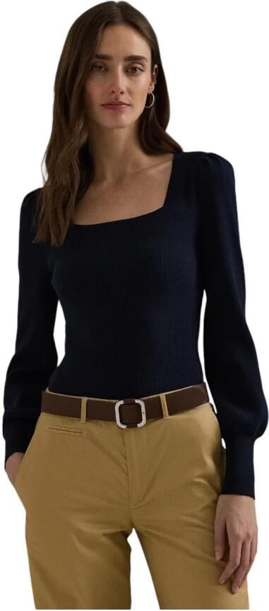 Lauren Ralph Lauren Gebreide pullover met pofmouwen model 'DIEKA' - Foto 4