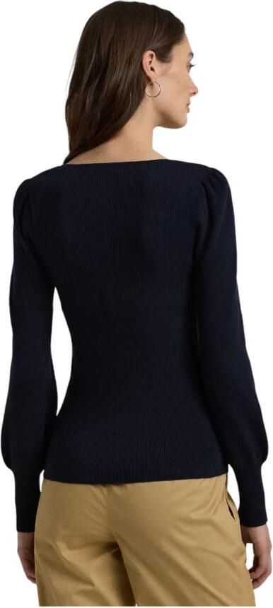 Lauren Ralph Lauren Gebreide pullover met pofmouwen model 'DIEKA' - Foto 3