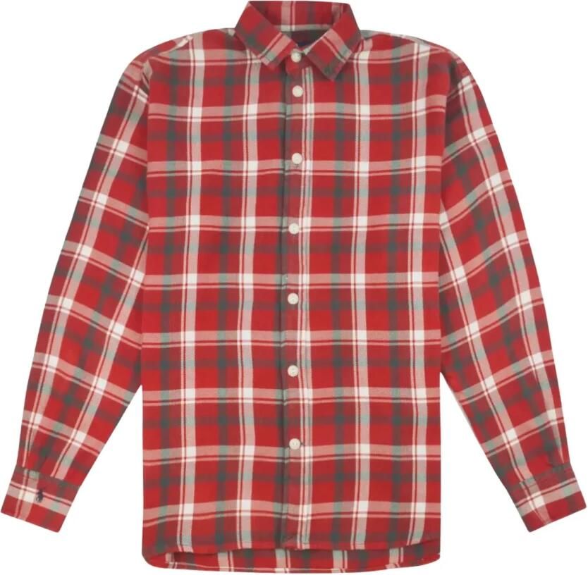 Polo Ralph Lauren Rood geruite shirt met knopen Multicolor Dames - Foto 2