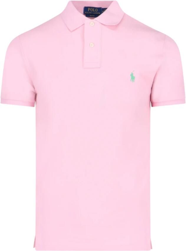 Ralph Lauren Roze Polo T-shirt met Klassieke Kraag Pink Heren - Foto 2