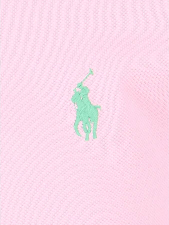 Ralph Lauren Roze Polo T-shirt met Klassieke Kraag Pink Heren