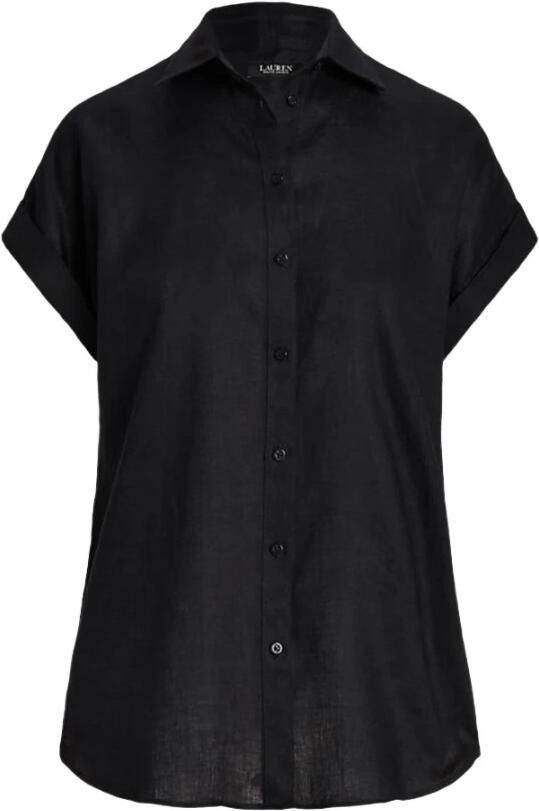 Lauren Ralph Lauren Overhemdblouse van linnen model 'BROONO'