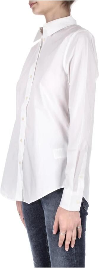 Lauren Ralph Lauren Overhemdblouse van een mix van katoen en elastaan model 'JAMELKO' - Foto 6