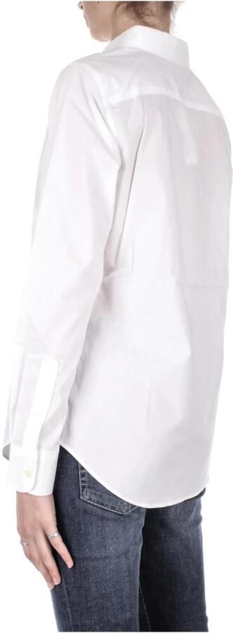 Lauren Ralph Lauren Overhemdblouse van een mix van katoen en elastaan model 'JAMELKO' - Foto 7