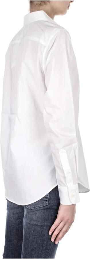 Lauren Ralph Lauren Overhemdblouse van een mix van katoen en elastaan model 'JAMELKO' - Foto 9