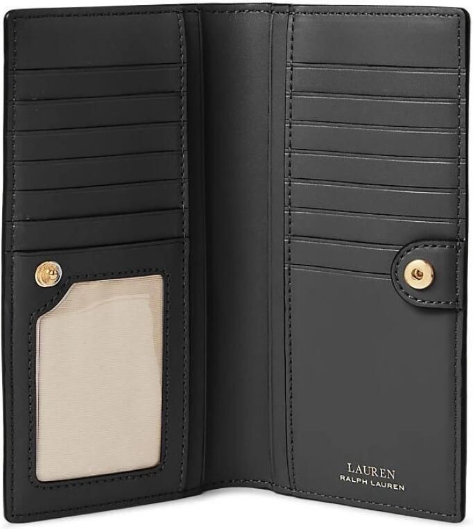Lauren Ralph Lauren Portemonnee van runderleer met vakken voor pasjes