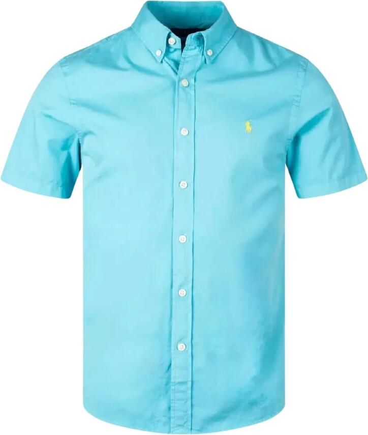 Polo Ralph Lauren Slim fit vrijetijdsoverhemd met halflange mouwen