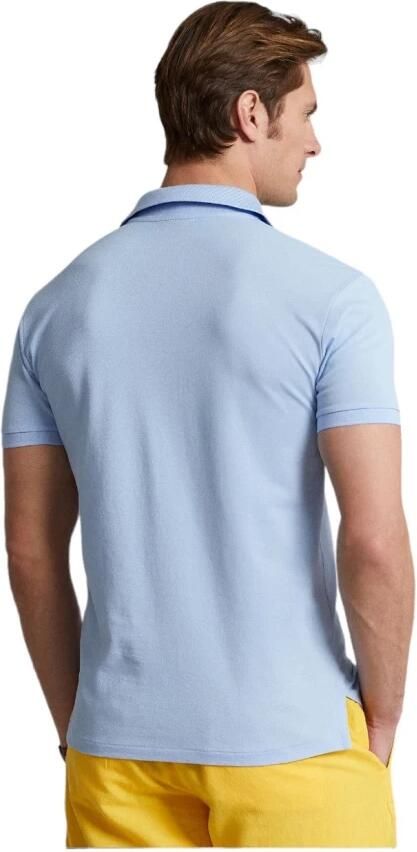 Polo Ralph Lauren Lichtblauw poloshirt met korte mouwen en slim fit Blue Heren - Foto 4