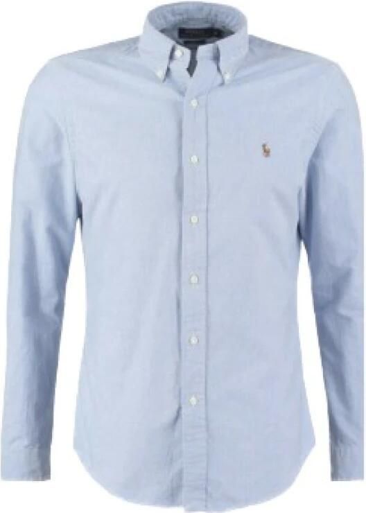 Ralph Lauren Blauwe Oxford Button Down Overhemd voor Heren Blue Heren - Foto 10