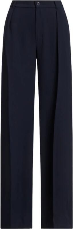 Lauren Ralph Lauren Wide leg bandplooibroek met riemlussen model 'KIRAHN' - Foto 8