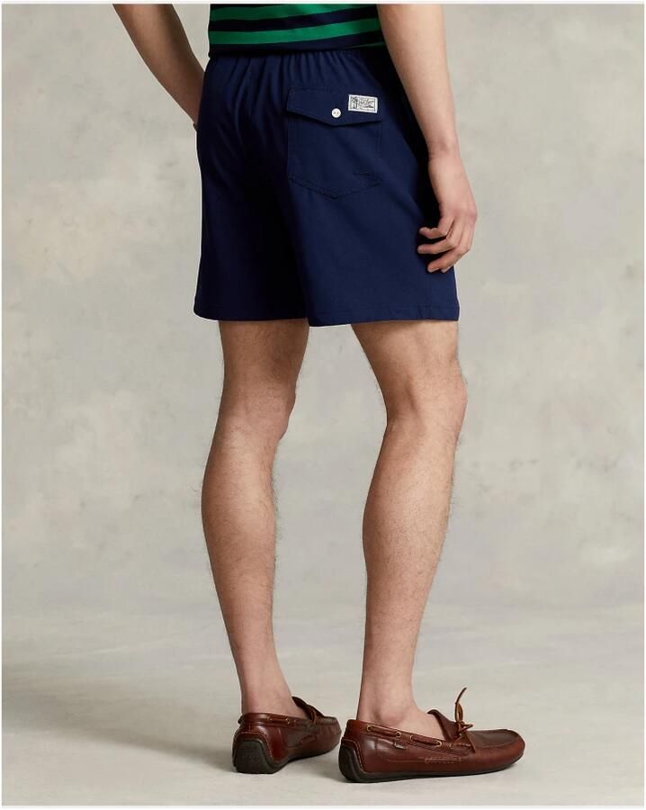 Ralph Lauren Geborduurd Logo Elastische Taille Trekkoord Zak Strandkleding Blue Heren - Foto 3