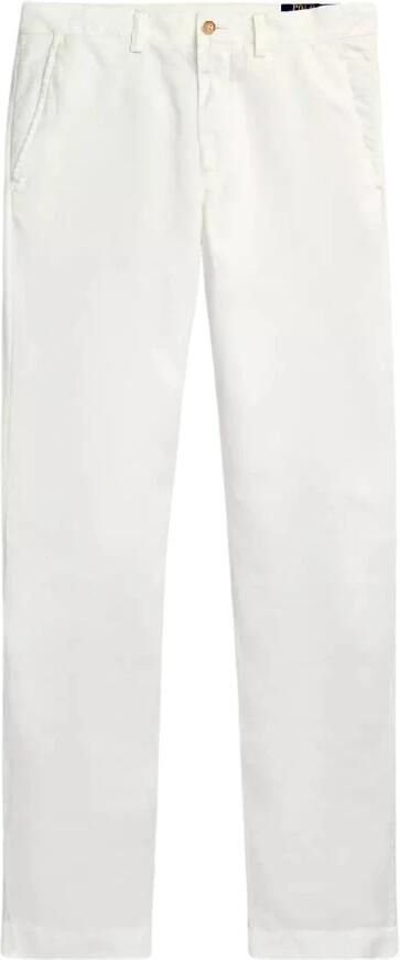 Polo Ralph Lauren Straight fit broek van een mix van linnen en katoen