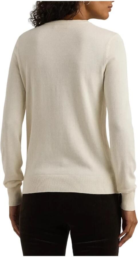 Lauren Ralph Lauren Gebreide pullover met geribde ronde hals model 'SHAVONNE' - Foto 6