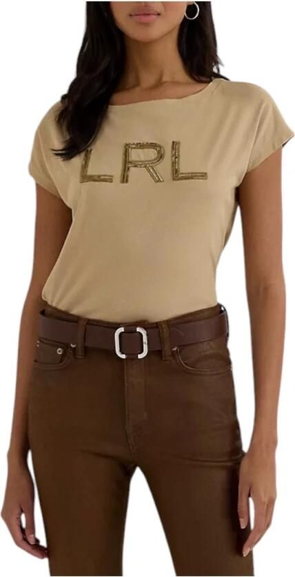 Ralph Lauren T-shirt Beige Dames - Foto 3
