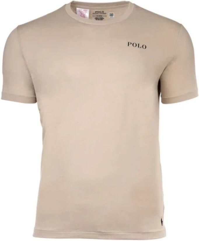 Ralph Lauren T-shirt met korte mouwen en polo-print Beige Heren