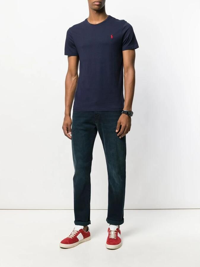 Polo Ralph Lauren Inkt Katoenen T-shirt Klassiek Design Stijl 710680785 004 Black Heren - Foto 9