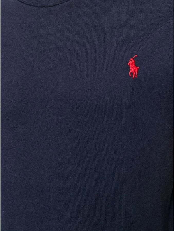 Polo Ralph Lauren Inkt Katoenen T-shirt Klassiek Design Stijl 710680785 004 Black Heren - Foto 6