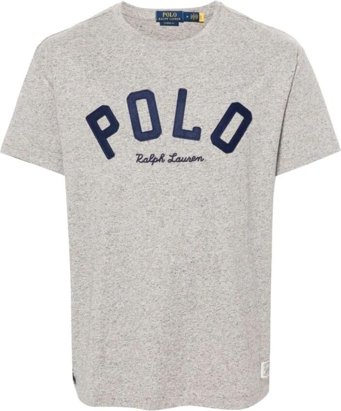 Polo Ralph Lauren Grijze T-shirt met Polo Pony-logo Gray Heren